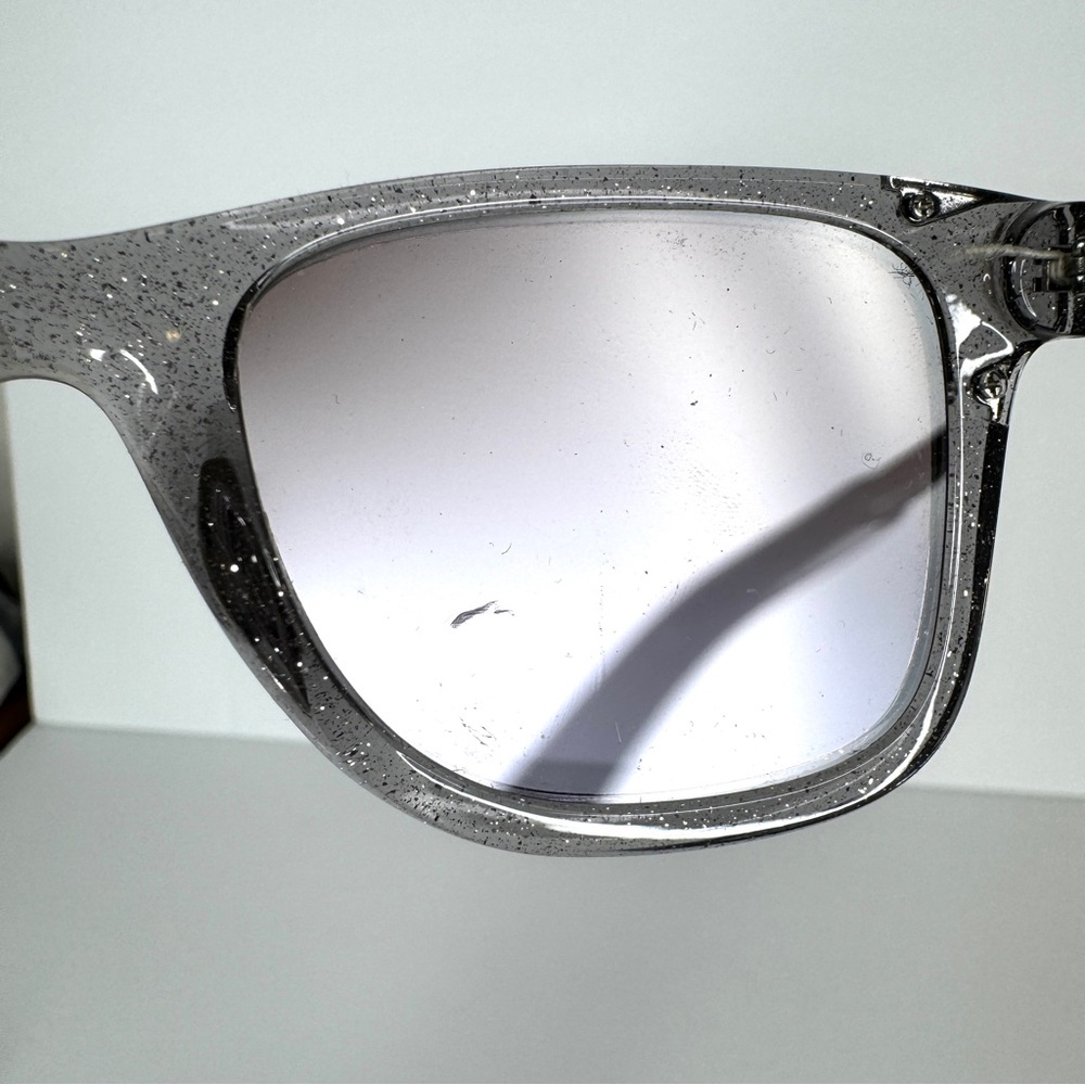 COACH Transparent Grey Glitter Sunglasses HC8279U 556968 NEW 51mm - Picture 12 of 15